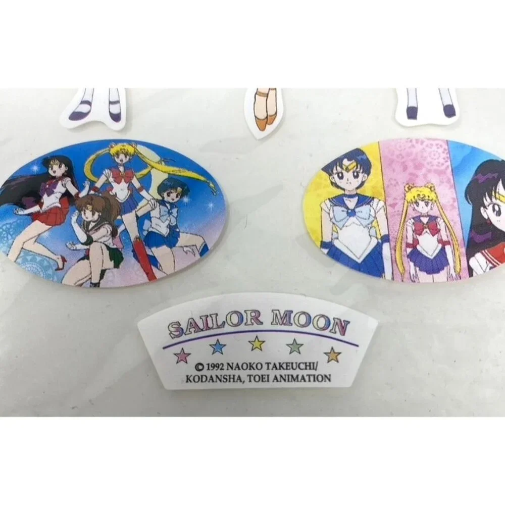 Sailor Moon Sticker Sheet Korean Vintage 2000's Rare Collectible Anime